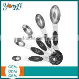 5 Count Stainless Steel Magnetic Measuring Spoon Set