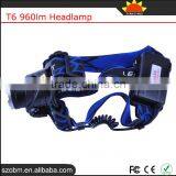 T6 960lm 3 Mode Powerful Led Headlamp Wholesale Rechargable Head Flashlight thumbnail-5
