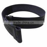 Scottish Black Leather Belt Masonic, Thistle Plain Kilt Belts Without Buckle thumbnail-3