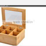Hot Sell FSC Bamboo Tea Box thumbnail-3