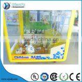 New Design Toy Gift Coin-operated Game Machine for Kids / Magic Doll Cube Mini Toy Crane Machine thumbnail-3