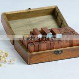 Factory Eco Friendly Personalized Kid Toy Wooden Stamp thumbnail-2