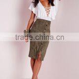 2016 Best Selling Lady Midi Skirt Wholesale China thumbnail-2