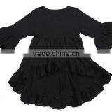 Wholesale Baby Cotton Blouse Boutique Children Cotton Ruffle Top Kids Autumn& Fall Clothes thumbnail-5