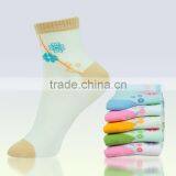 Jacquard Flowers Sock Woman thumbnail-1