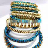 Wholesale Bridal Chura Kangan Bangles, Fancy Indian Bangles Factory Direct Price,Handmade Indian Bridal Jewelry thumbnail-3