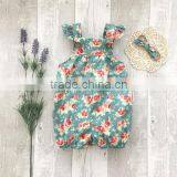 Wholesale Boutique 100%cotton Bubble Ginger Toddler Romper Onesie Newborn Baby Clothes thumbnail-2