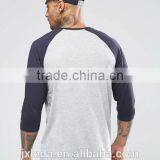 Design Your Own Summer 3/4 Raglan Sleeve Sports T-shirt From China Reliable Garment Factory Trade Assurance thumbnail-2