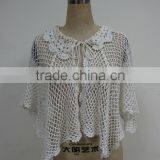 Machine Crochet Cotton Lady's Summer Poncho thumbnail-1