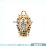 Charm 18k Gold Beads With Zircon Sterling Silver Material Accessory thumbnail-1