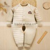 2017 High Quality Baby Romper Newborn Thermal Underwear Winter Organic Cotton Kids Sleepwear thumbnail-2