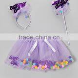 Wholesale Birthday Girl Tutu Dress Set for Kids thumbnail-1