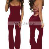 Zm50321b Women Jumpsuits Loose Pants Sexy Hot Sell Lady Trousers thumbnail-2