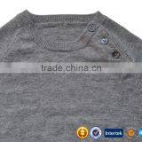 Shoulder Buttons Spring&Autumn Long Sleeve Kids Wool Cashmere Sweater thumbnail-6