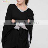 Fashion Knitted Pattern Cashmere Poncho Wraps Sweater Design thumbnail-1