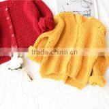2-8 Years Wholesale 2017 New Autumn Knitted Full Sleeve Solid Girls Sweaters (pick Size Color ) thumbnail-6