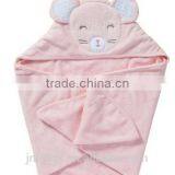 Eco-friendly Applique Terry Bamboo Hooded Baby Towel thumbnail-2