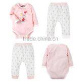2017 Hot Selling Unique Design Newborn Baby Clothes Baby Romper and Pants thumbnail-3