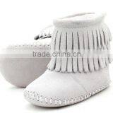 Handmade Soft Natural Leather Toddler Shoes Winter Boots thumbnail-2
