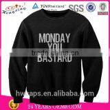 2014 Mens Blank New Design Pullover Wholesale Plain Black Hoodies thumbnail-1