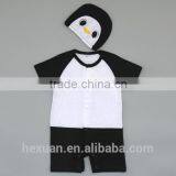 New Arrival Wholesale 100% Cotton Plain Color Baby Romper Short Sleeve Baby Summer Rompers thumbnail-4