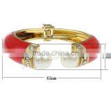 Glass Pearl Zinc Alloy Children Bangle Kids Plastic Bracelet Jewelry Bracelet thumbnail-1