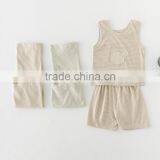 Wholesale 100% Organic Cotton Baby Clothing Sets Baby Organic t Shirt and Short Pants Set Baby Boy Girl t Shirt thumbnail-4