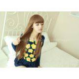 Long Fashion Wig Beautiful Women Party Wig Human Hair Lace 100% Quality thumbnail-1