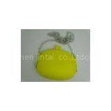 Yellow Lady Silicone Coin Purse , Rubber Coin Pouch For Cosmetics thumbnail-1