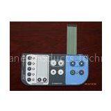 Dull Polish LED Membrane Switch With Clear Window 3M467 3M468 Adhesive