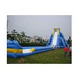 Inflatable Pool Slide Placed in Children Park, Beach Park, Swimming Park