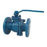Carbon Steel Lined Ball Valve For Chemical Corrosion Resistant DN 50mm / 80mm