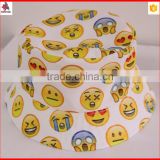 2016 fashionable emoji snapback hats with full print for women
