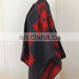 Lady Knitting Patterns Fashionable Cashmere Poncho thumbnail-2