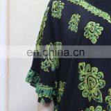 African Muslim Women Butterfly Sleeve Kaftans Dress thumbnail-3
