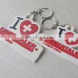 Heart Shape Custom 3d Embossed Pvc Key Chain thumbnail-5