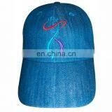 Custom Denim Material Baseball Cap thumbnail-1