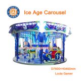 Zhongshan high quality amusement equipment Children Playground Merry go round Ice Age Carousel earn money, rides