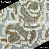 Fashion embroidery lace fabric for dress 2016