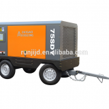 75kw 0.8mpa 13.6m3/min Electricl Engine Portable Screw Air Compressor Machine of Zhigao 75SDY-8