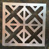 Aluminum Grill Window Machined Retro Aluminium Window Grille Aluminum Plate Engraving thumbnail-1