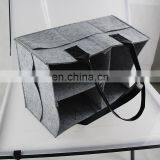 Nursery Storage Bin and Car Organizer for Diapers With Leather Handle thumbnail-7