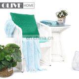 High Quality Comfortable Straw Car Seat Cushion Pillow for Outdoor Activities thumbnail-3