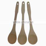 Flat Wooden Spoon for Cooking thumbnail-1