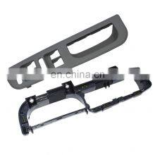 Set 2pcs Front Left Switch Bezel Handle Trim Bracket For VW Passat MK4 Grey New thumbnail-1