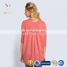Women Mongolian Cashmere Vneck Sweater Woman thumbnail-2