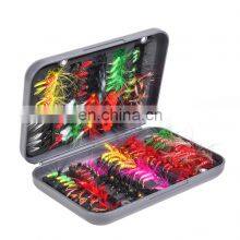 Amazon 20pcs/set 100pcs/set Multi Colors 5pcs Each Color Manual Fly Fishing Baits Combo Fishing Flies Set