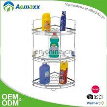 Toilet Bathroom Metal 2 Double Layer Organizer Shelf Storage Rack thumbnail-2