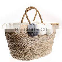 Vietnamese Handmade Straw Bag Bamboo Weave Handbag thumbnail-2