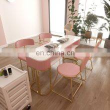 Economical Manicure Table And Chair Set Combination Manicure Shop Decoration Marble Modern Simple Manicure Table thumbnail-3